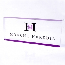 Bloc Plexiglas Moncho Heredia