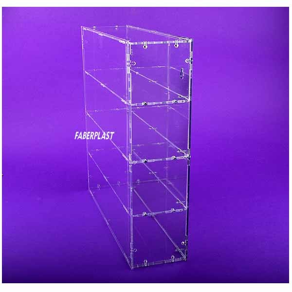 boîte de Rangement étanche à la poussière Vitrine Acrylique Transparente pour Collection 3 etages vitrine pour Figurine vitrine comptoir Organisateur boîte plexiglas 