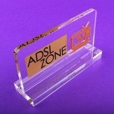 Trophée Plexiglas Adsl Orange