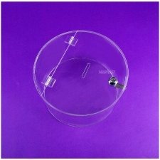 Tirelire plexiglas CIRCULAIRE
