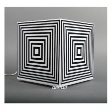 Lampe CUBE plexiglas blanche