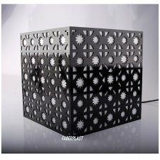 Lampe HANDER plexiglas transparent et noir