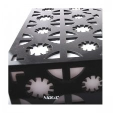 Lampe HANDER plexiglas transparent et noir