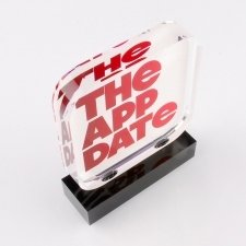Tropheé plexiglas THE APP DATE