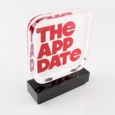 Tropheé plexiglas THE APP DATE