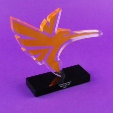 Tropheé plexiglas HUMMINBIRD