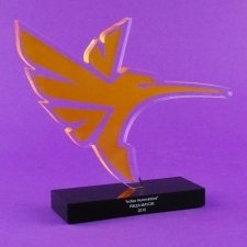 Tropheé plexiglas HUMMINBIRD