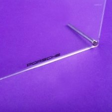 Porte visuel plexiglas PORSCHE