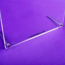 Porte visuel plexiglas PORSCHE