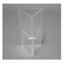 Porte Visuel Plexiglas 3 FACES