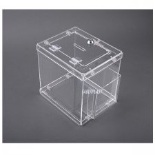 Tirelire plexiglas EASY porte brochure