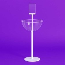 Présentoir HÉMISPHÈRE MÉTALLIQUE