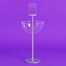 Présentoir HÉMISPHÈRE MÉTALLIQUE