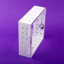 Coffres forts plexiglas THERMOSTAT blanc et transparent