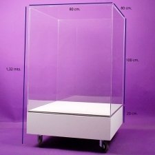 Vitrine en plexiglas EUROPEAN SPACE AGENCY