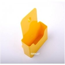 PORTE BROCHURE ACRYLIC POLYSTYRENE JAUNE A5 VERTICAL