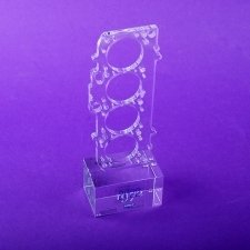 Trophée du méthacrylate plexiglas AJUSA 2022