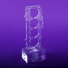 Trophée du méthacrylate plexiglas AJUSA 2022