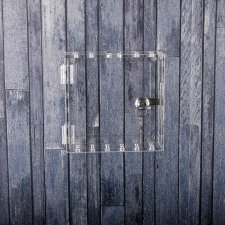 Boîte en plexiglas THERMOSTATS DE SÉCURITÉ avec entrée de tuyau