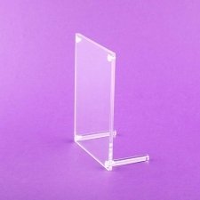 Porte feuille plexiglas présentoir BARRE transparent