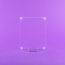 Présentoir pour feuilles en plexiglas VISSES ET SUPPORT