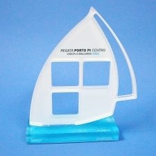 Trophée plexiglas RÉGATE PORTO PI