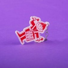 Porte clés TAMBOUR en méthacrylate