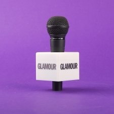 Support de microphone magazine GLAMOUR