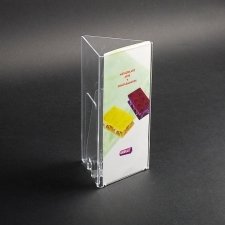 Portefeuilles en plexiglas 3 FICHES fixable