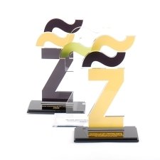 Trophées en plexiglas Z awards