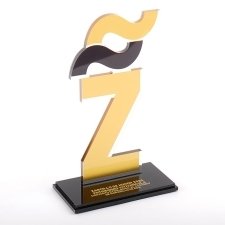 Trophées en plexiglas Z awards