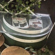 Plaques en méthacrylate pour tables TONNEAUX