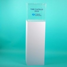 Présentoir capsule temporelle COLGATE PALMOLIVE