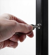 Panneau daffichage extérieur mural noir