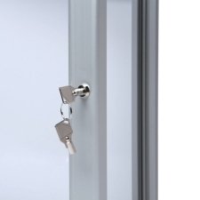 Panneau daffichage extérieur argenté