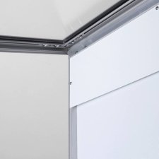 Panneau daffichage extérieur argenté