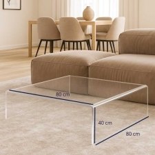 Table basse CENTRY II en méthacrylate