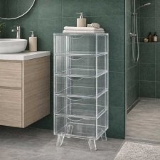 Commode en méthacrylate