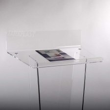 Pupitre de conférence plexiglas DYANA DEUX avec tablette haute