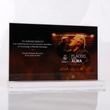 Trophée de Métacrylate Plácido Domingo