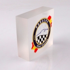 Bloc Plexiglas Club Porsche 
