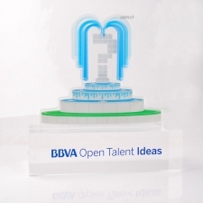 Trophée Plexiglas Bbva Open Talent Ideas