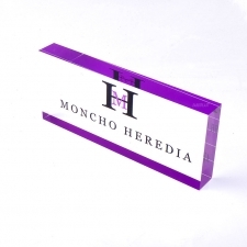 Bloc Plexiglas Moncho Heredia