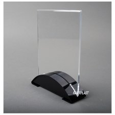 Display portevisuel plexiglas COURBE NOIRE