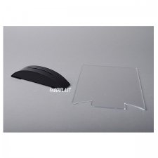 Display portevisuel plexiglas COURBE NOIRE