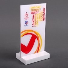 Trophée plexiglas ATLÉTICO DE MADRID CF