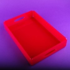 Plateau plexiglas FUCHSIA