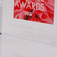 Bloc Trophée plexiglas ELLE BRIDAL AWARDS 2018