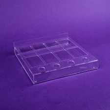 Présentoir plexiglas DERMACOL