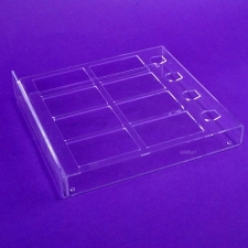 Présentoir plexiglas DERMACOL